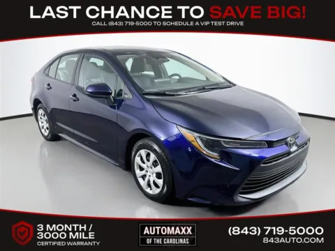 Blue 2024 Toyota Corolla LE for sale in Summerville, SC