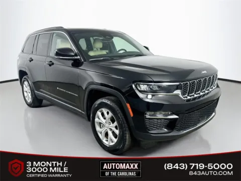 Black 2023 Jeep Grand Cherokee Limited for sale in Summerville, SC