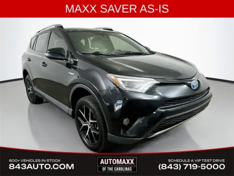 Black 2018 Toyota RAV4 Hybrid SE for sale in Summerville, SC