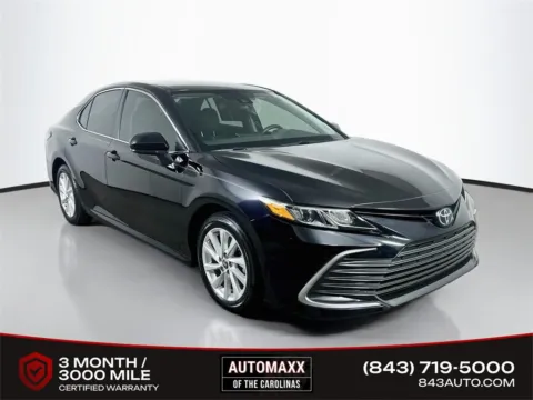 Black 2022 Toyota Camry LE for sale in Summerville, SC
