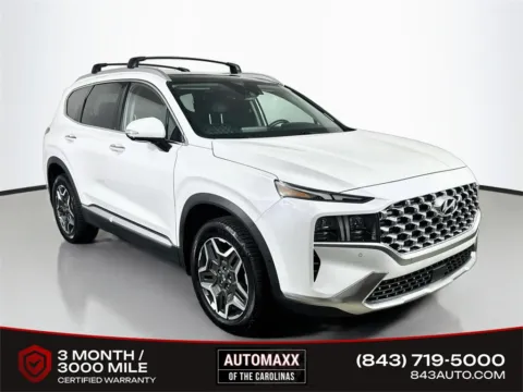 White 2022 Hyundai Santa Fe Hybrid Limited for sale in Summerville, SC