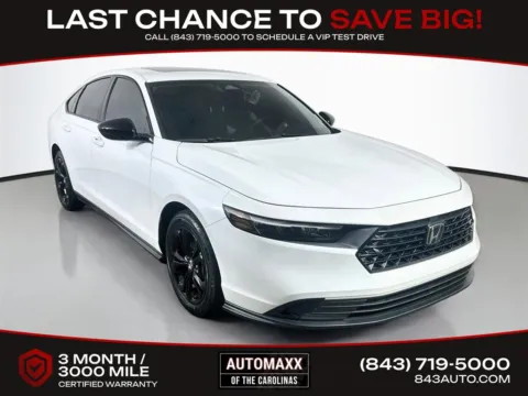 White 2025 Honda Accord SE for sale in Summerville, SC