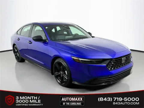 Blue 2025 Honda Accord Hybrid Sport-L for sale in Summerville, SC