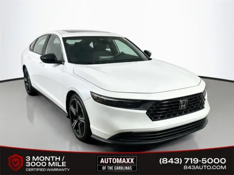 White 2024 Honda Accord Hybrid Sport for sale in Summerville, SC