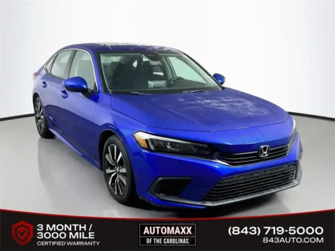 Blue 2022 Honda Civic EX for sale in Summerville, SC