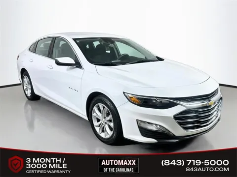 White 2023 Chevrolet Malibu LT for sale in Summerville, SC