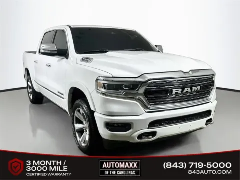White 2021 Ram 1500 Limited for sale in Summerville, SC