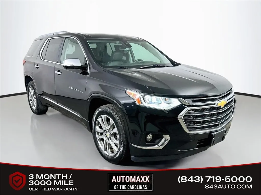 Black 2020 Chevrolet Traverse Premier for sale in Summerville, SC