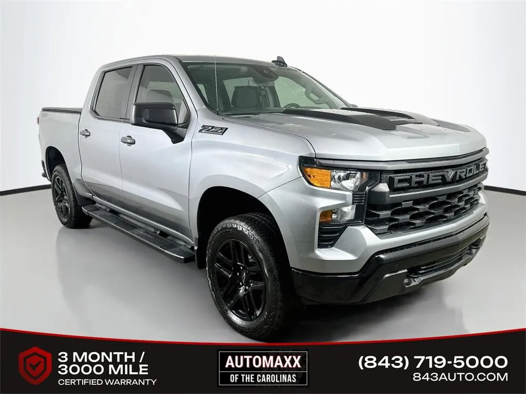 Gray 2025 Chevrolet Silverado 1500 Custom Trail Boss for sale in Summerville, SC