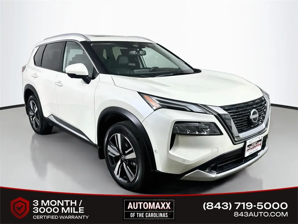 White 2023 Nissan Rogue Platinum for sale in Summerville, SC
