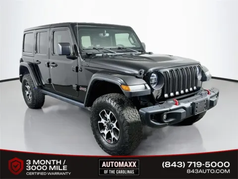 Black 2019 Jeep Wrangler Unlimited Rubicon for sale in Summerville, SC