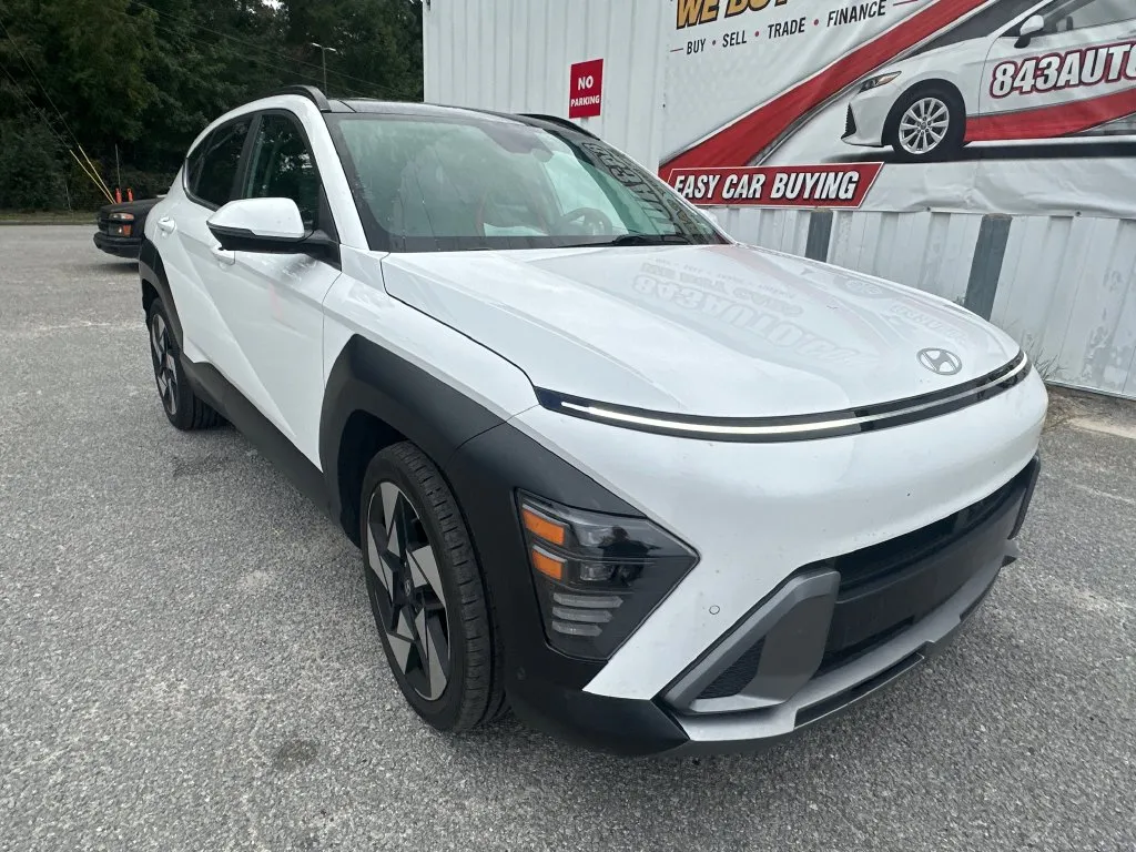White 2024 Hyundai Kona Limited for sale in Summerville, SC