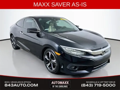 Black 2016 Honda Civic Touring for sale in Summerville, SC