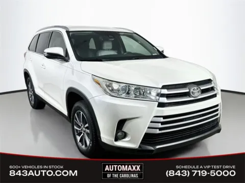 White 2019 Toyota Highlander XLE for sale in Summerville, SC