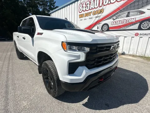 White 2024 Chevrolet Silverado 1500 LT Trail Boss for sale in Summerville, SC
