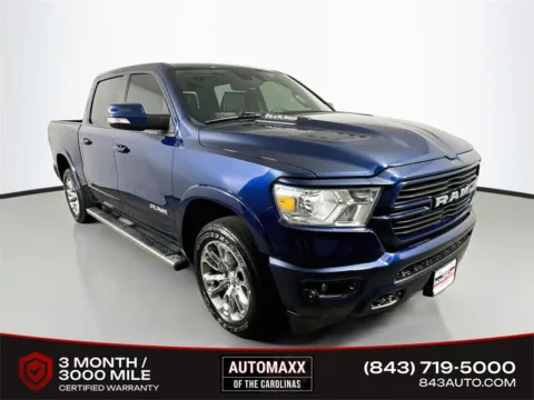 Blue 2022 Ram 1500 Laramie for sale in Summerville, SC