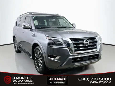 Gray 2021 Nissan Armada Platinum for sale in Summerville, SC