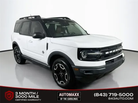 White 2022 Ford Bronco Sport Outer Banks for sale in Summerville, SC