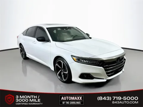 White 2022 Honda Accord Sport 2.0T for sale in Summerville, SC