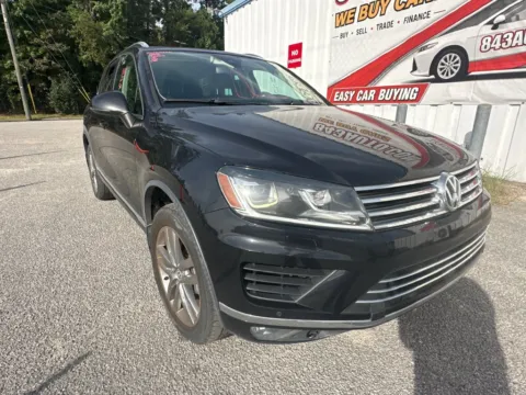 Black 2016 Volkswagen Touareg VR6 FSI for sale in Summerville, SC