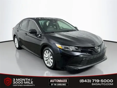 Black 2020 Toyota Camry LE for sale in Summerville, SC