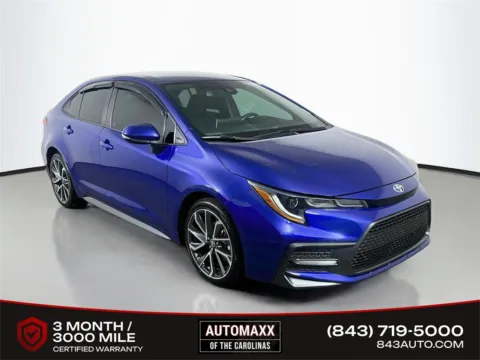 Blue 2021 Toyota Corolla SE for sale in Summerville, SC