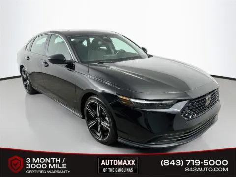 Black 2024 Honda Accord Hybrid Sport for sale in Summerville, SC