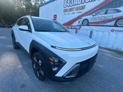White 2024 Hyundai Kona SEL for sale in Summerville, SC