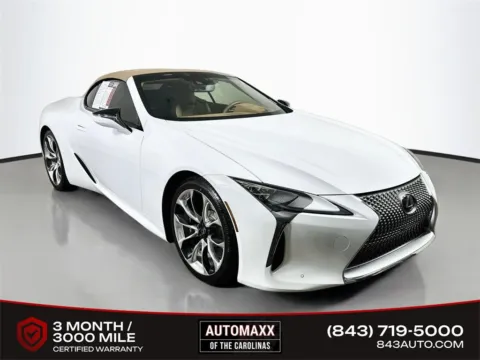 White 2021 Lexus LC 500 for sale in Summerville, SC
