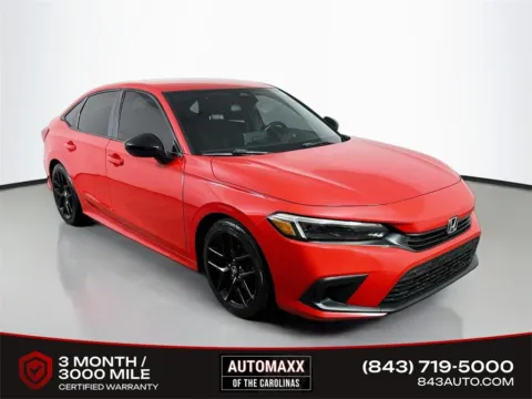 Red 2022 Honda Civic Sport for sale in Summerville, SC