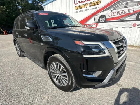 Black 2021 Nissan Armada SL for sale in Summerville, SC