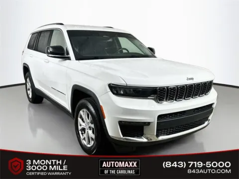 White 2021 Jeep Grand Cherokee L Limited for sale in Summerville, SC