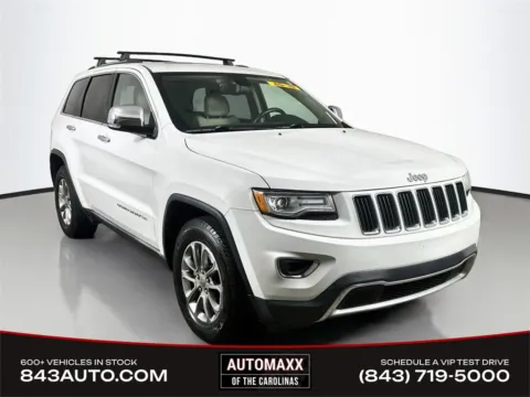 White 2015 Jeep Grand Cherokee Limited for sale in Summerville, SC