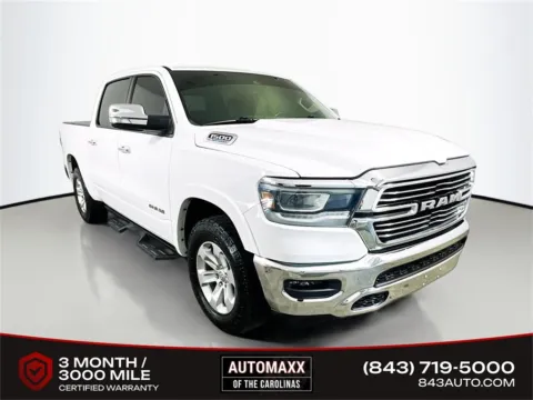 White 2022 Ram 1500 Laramie for sale in Summerville, SC