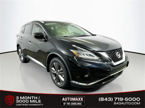 Black 2020 Nissan Murano Platinum for sale in Summerville, SC