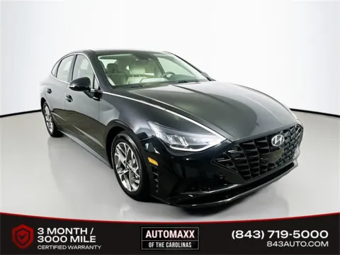 Black 2021 Hyundai Sonata SEL for sale in Summerville, SC