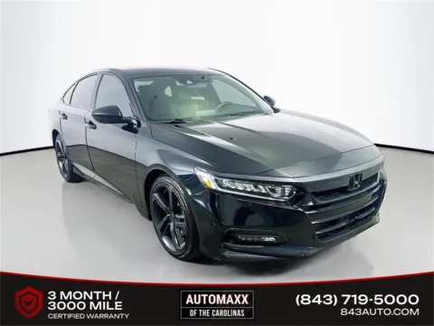 Black 2019 Honda Accord Sport for sale in Summerville, SC