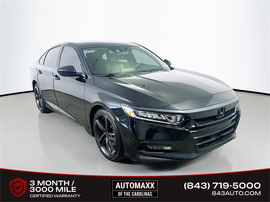 Black 2019 Honda Accord Sport for sale in Summerville, SC