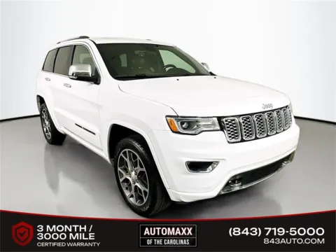 White 2021 Jeep Grand Cherokee Overland for sale in Summerville, SC
