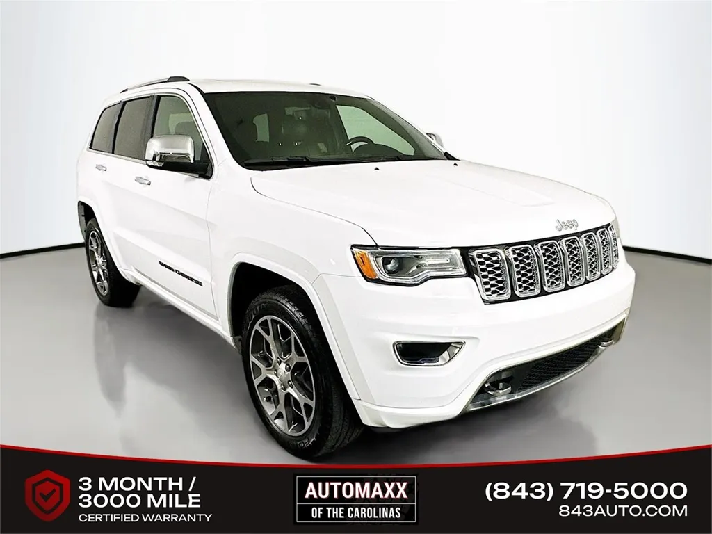 White 2021 Jeep Grand Cherokee Overland for sale in Summerville, SC