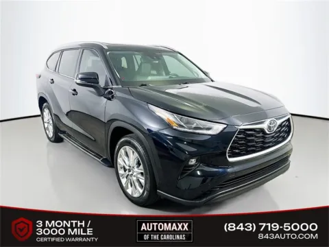 Black 2023 Toyota Highlander Limited for sale in Summerville, SC
