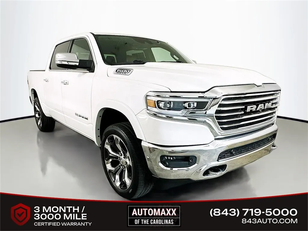 White 2020 Ram 1500 Laramie Longhorn for sale in Summerville, SC