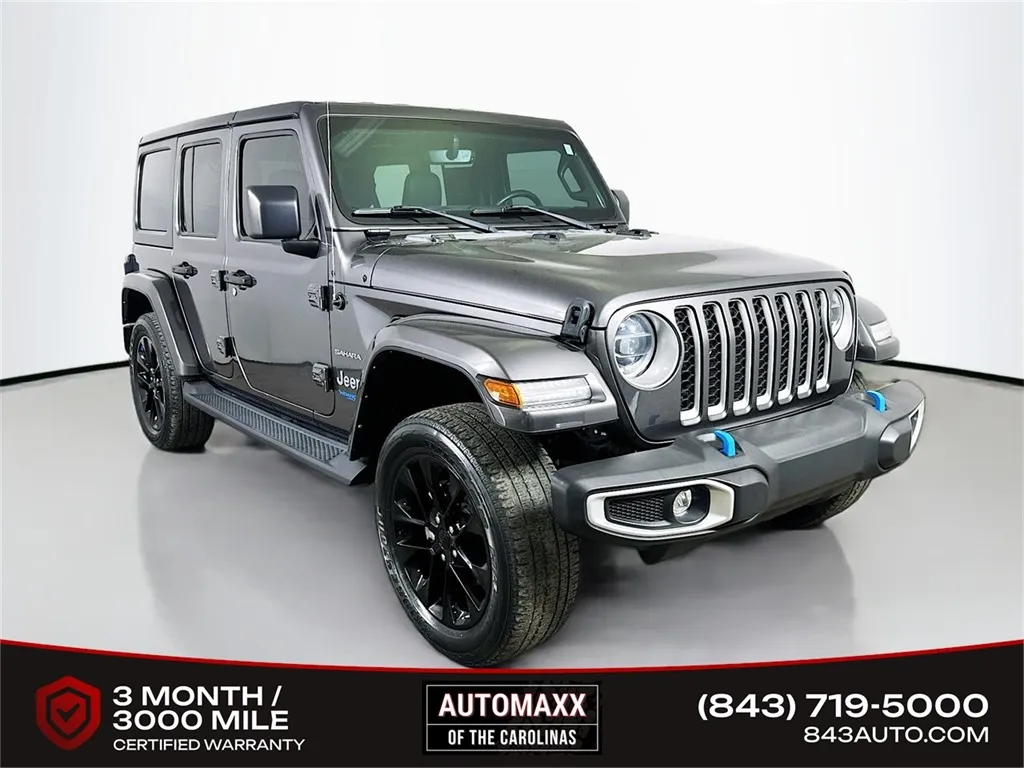 Gray 2022 Jeep Wrangler Unlimited Sahara 4xe for sale in Summerville, SC