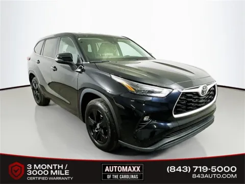 Black 2023 Toyota Highlander LE for sale in Summerville, SC