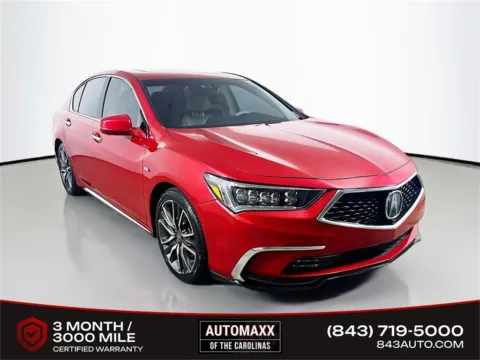 Red 2018 Acura RLX Sport Hybrid for sale in Summerville, SC