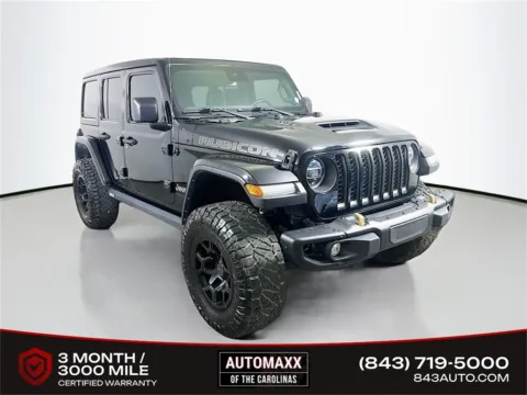 Black 2021 Jeep Wrangler Unlimited Rubicon 392 for sale in Summerville, SC