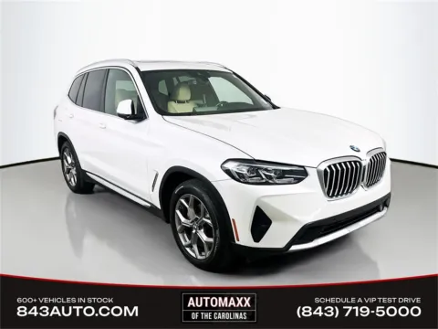 White 2022 BMW X3 sDrive30i for sale in Summerville, SC