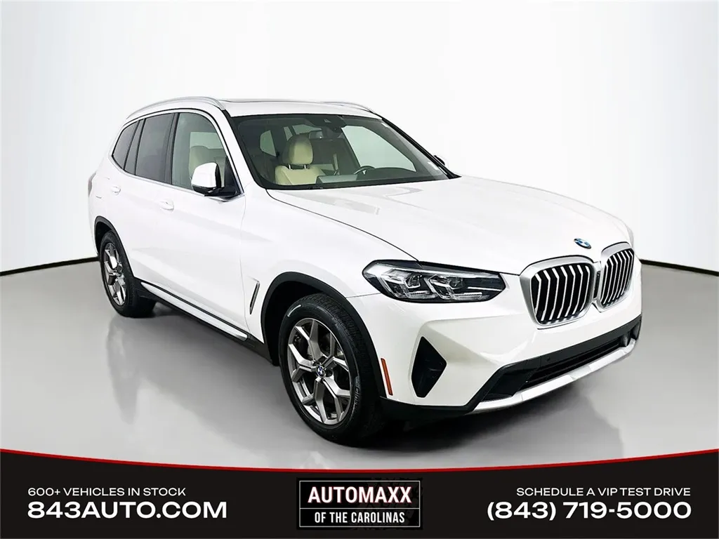 White 2022 BMW X3 sDrive30i for sale in Summerville, SC