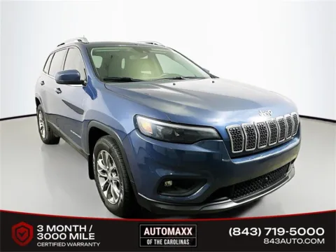 Blue 2021 Jeep Cherokee Latitude Lux for sale in Summerville, SC