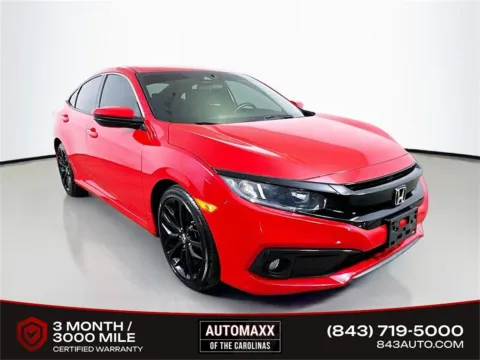 Red 2020 Honda Civic Sport for sale in Summerville, SC